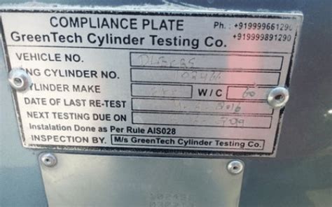 cng bottle testing|cng cylinder testing certificate online.